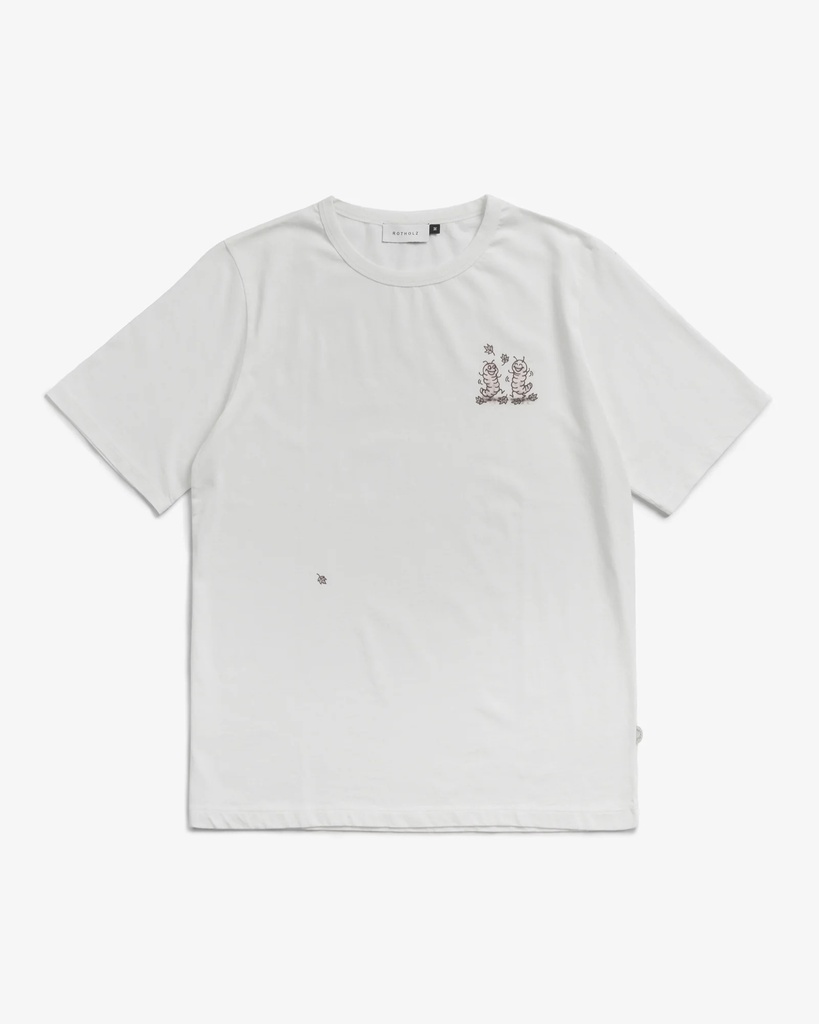 Rotholz Bolur Caterpillar T-shirt White