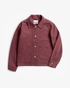 Rotholz Jakki Cropped jacket Washed burgundy