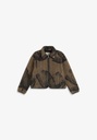 Thinking Mu Jakki Camel Lotus Jacquard Kendra jacket
