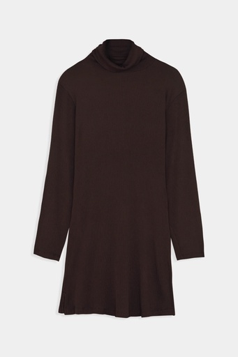 amt. Kjóll Lula Turtle Dress Brown