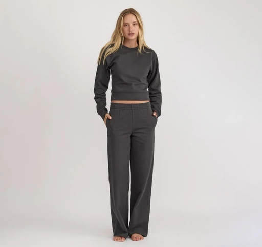 Organic Basics Peysa Weekend Boxy Sweatshirt Slate