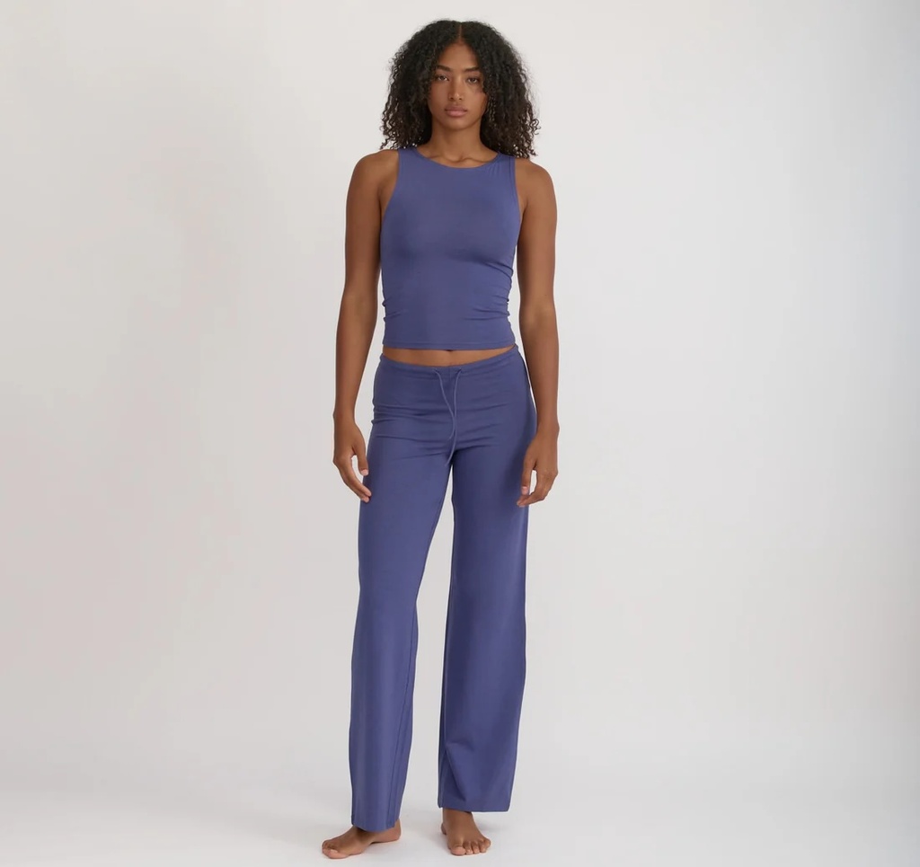 Organic Basics Buxur Everyday Straight Leg Pants Eclipse