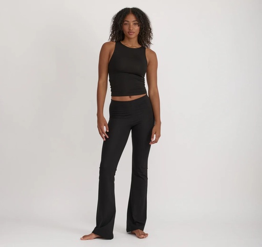 Organic Basics Buxur Core Flare Pants Black