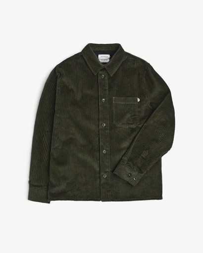 Rotholz Skyrta Cord Casual Shirt Dark Green
