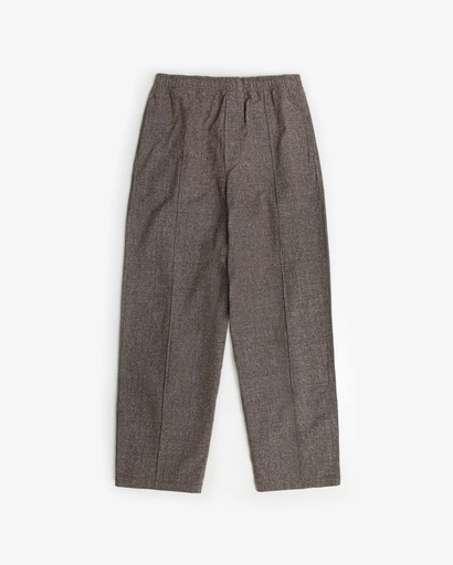 Rotholz Buxur Pleated Wide Pant Canvas Brown