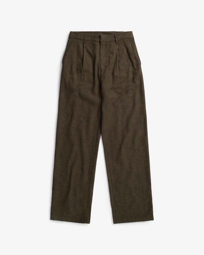 Rotholz Buxur Flannel Pantalone Twill Brown