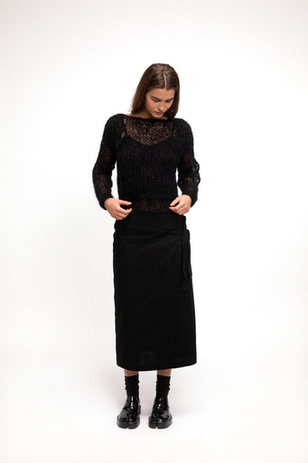 GUÐRUN&GUÐRUN peysa Bohema sweater black