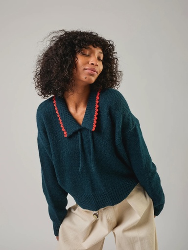 Degen peysa Maya Sweater Lagoon