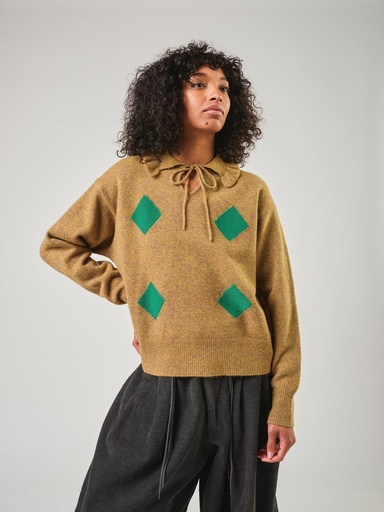 Degen peysa Harlequin Pullover Moss