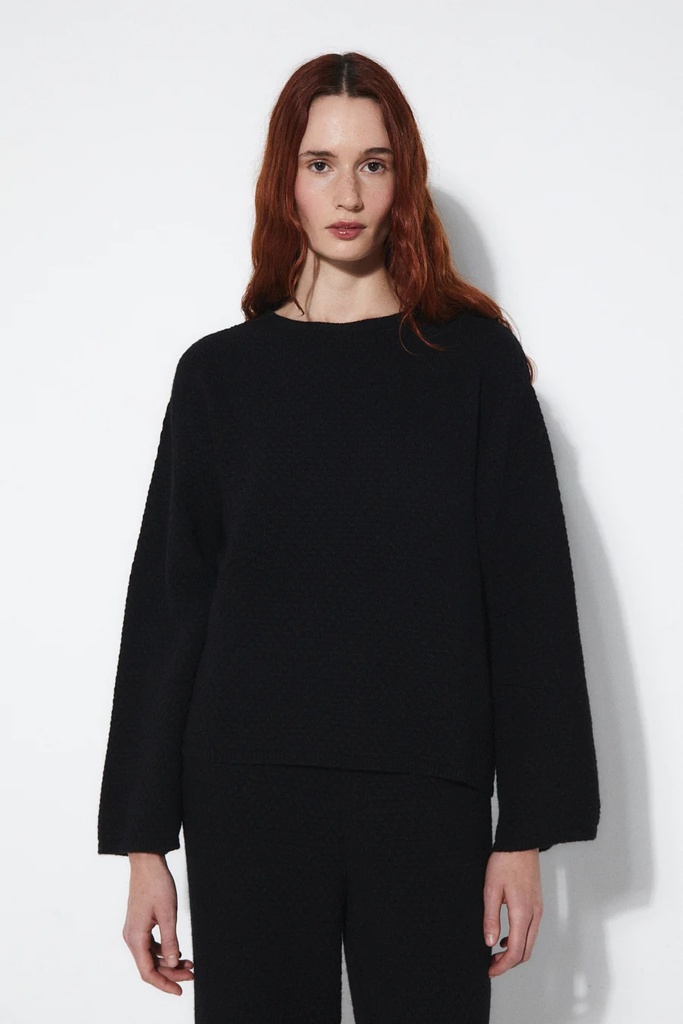 RITA ROW Peysa Bell sweater Black