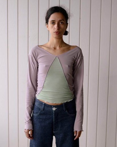 Baserange Bolur Phy LS Tee Verbe Purple/Green