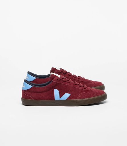 VEJA skór Volley Suede Grenat Aqua Eagle