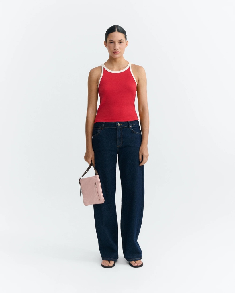 Thinking Mu Toppur Harriet Top Clavel Pannacotta Contrast