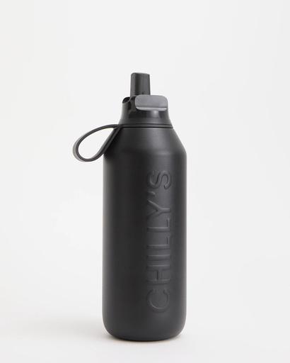 [B500S3FLONYX] Chilly's S3 Sport Flip Bottle Onyx 500ml