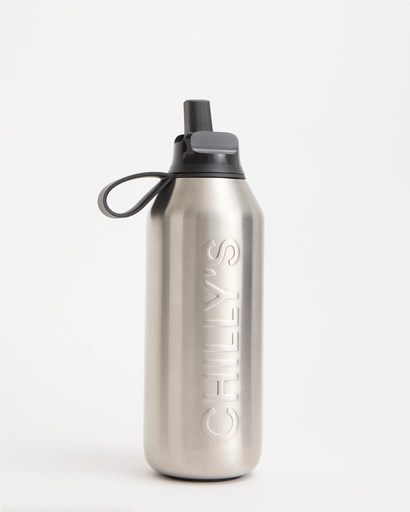[B500S3FLSSTL] Chilly's S3 Sport Flip Bottle Steel 500ml