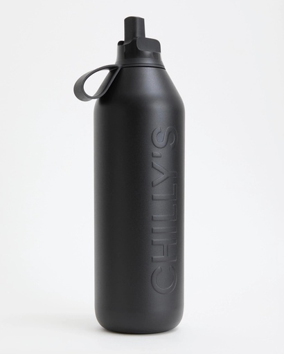 [B1000S3FLONYX] Chilly's S3 Sport Flip Bottle Onyx 1000ml