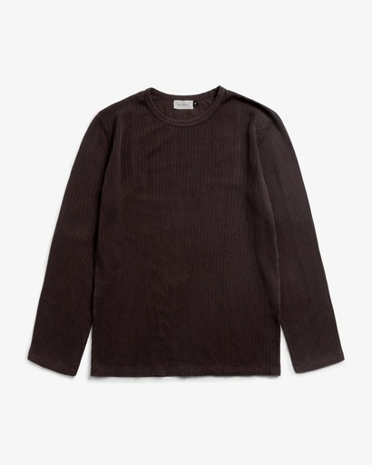 Rotholz Bolur Relaxed Longsleeve Dark Brown