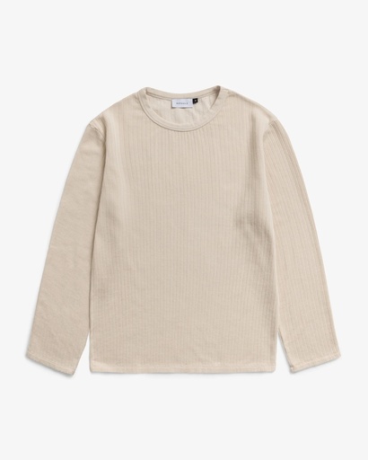 Rotholz Bolur Relaxed Longsleeve Nature White