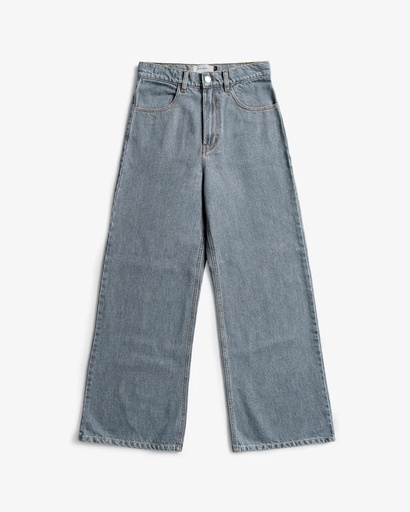 Rotholz Buxur Flared Leg Jeans Washed Grey