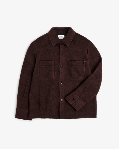 Rotholz Skyrta/Jakki Relaxed Overshirt Rosewood brown
