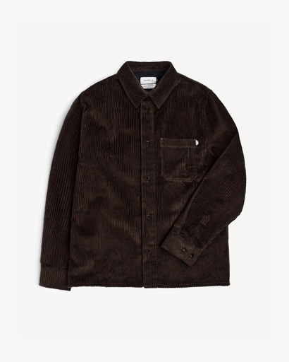 Rotholz Skyrta Cord Casual Shirt Chocolate brown