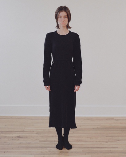 Baserange kjóll Shaw Long Sleeve Kaftan black