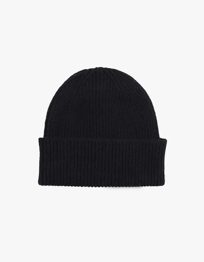 COLORFUL STANDARD - MERINO WOOL BEANIE - Deep Black