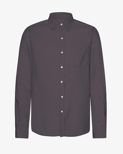 COLORFUL STANDARD skyrta Flannel shirt Lava grey