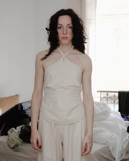 Baserange toppur Mar top undyed