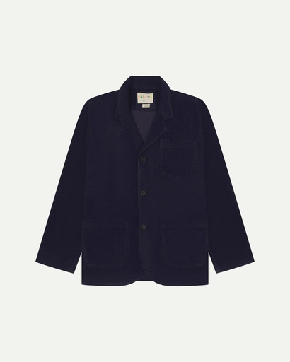 Uskees jakki #3006 Cord blazer Midnight blue