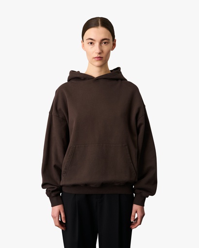 COLORFUL STANDARD hettupeysa  Organic Oversized Hood - Coffee Brown