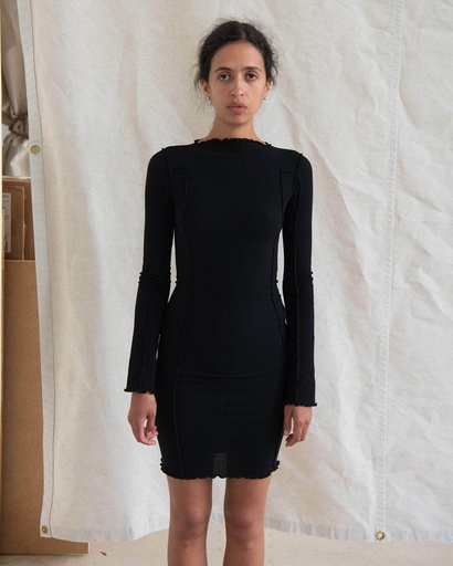 Baserange kjóll Omato long sleeve dress Black