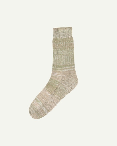 Uskees sokkar #4006 Organic Cotton socks - Khaki mix