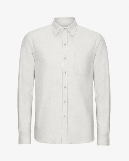 COLORFUL STANDARD skyrtaOrganic Flannel Shirt - Limestone Grey