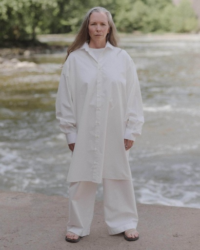 Baserange kjóll Claude shirt dress Undyed