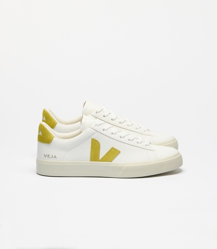 VEJA - skór CAMPO CHROMEFREE LEATHER WHITE LIQUOR