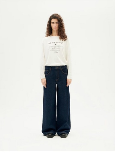 Thinking Mu buxur Dark clean denim Hedda