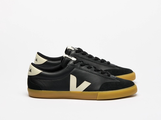 VEJA skór Volley Leather Black Pierre