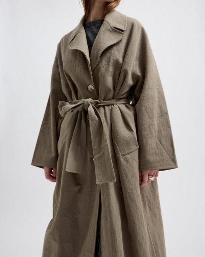 BRIXTOL kápa Odette Linen Moss