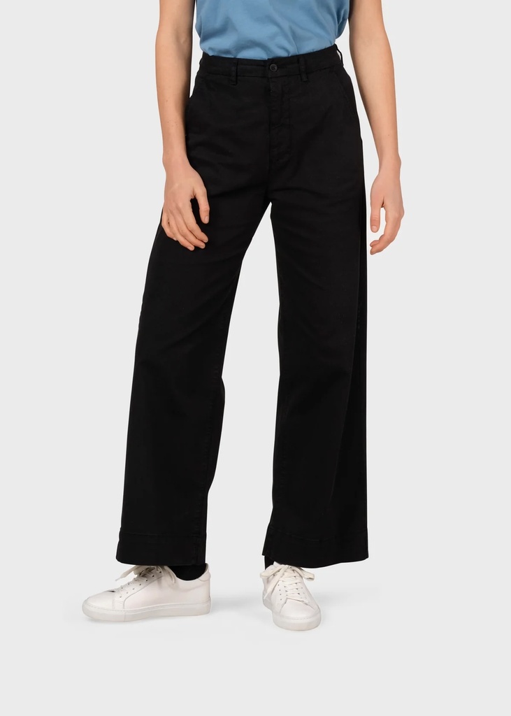 Klitmöller buxur Lydia lyocell pants Black