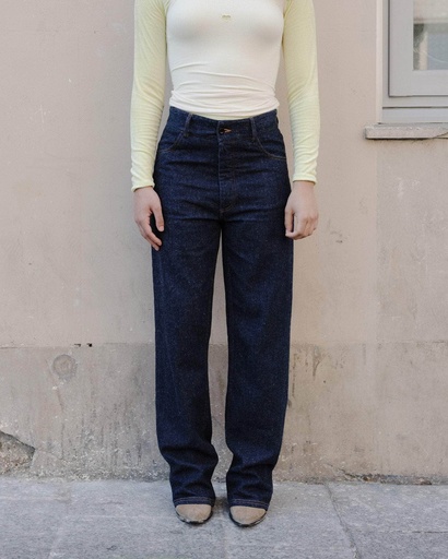 Baserange buxur Tajo pants Denim Recycled Indigo