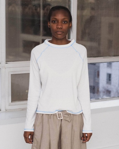 Baserange Bolur Cast Long Sleeve Undyed/Blue