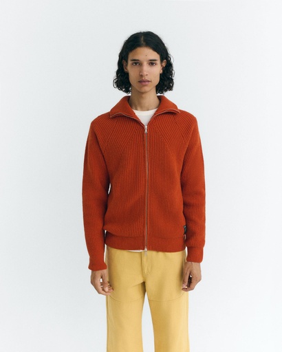 Thinking Mu Peysa Apricot Ekaiz knitted sweater